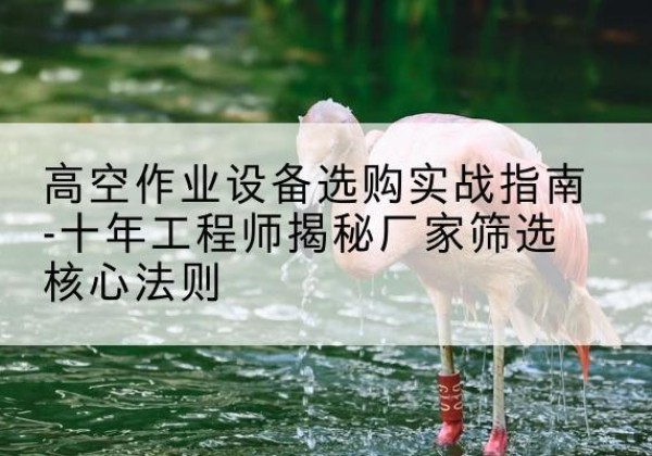 玉田剪叉式升降机厂家-高空作业设备选购实战指南-十年工程师揭秘厂家筛选核心法则